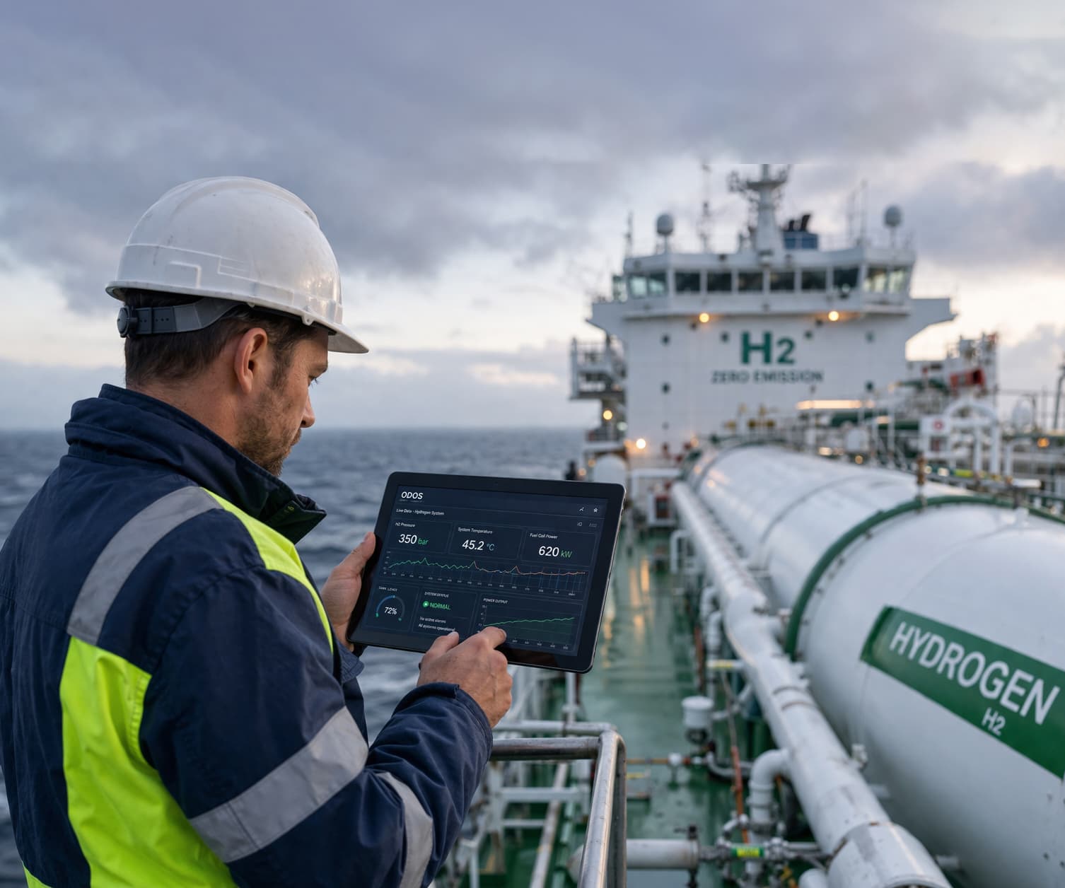 Marine Hydrogene Vessel Data Logging